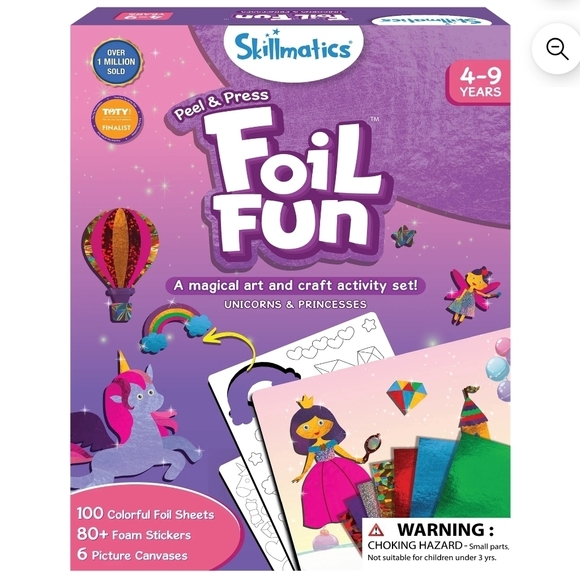 Skillmatics Foil Fun Unicorns and Princesses & Poke In Art Animal Masks - Picture 2 of 14